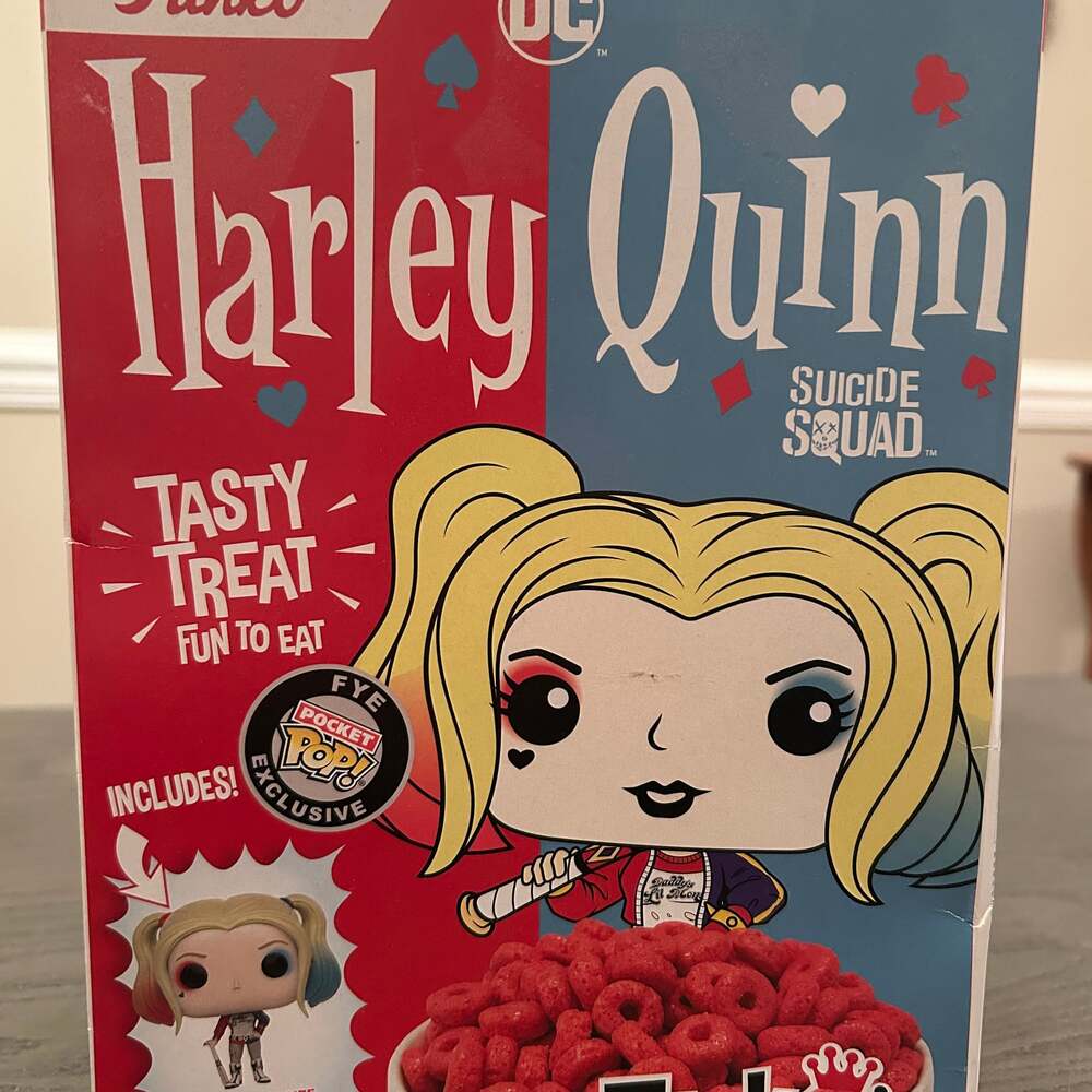 Harley Quinn FunkO's Cereal with Pocket Pop - DC Comics Suicide Squad‎ Unopend